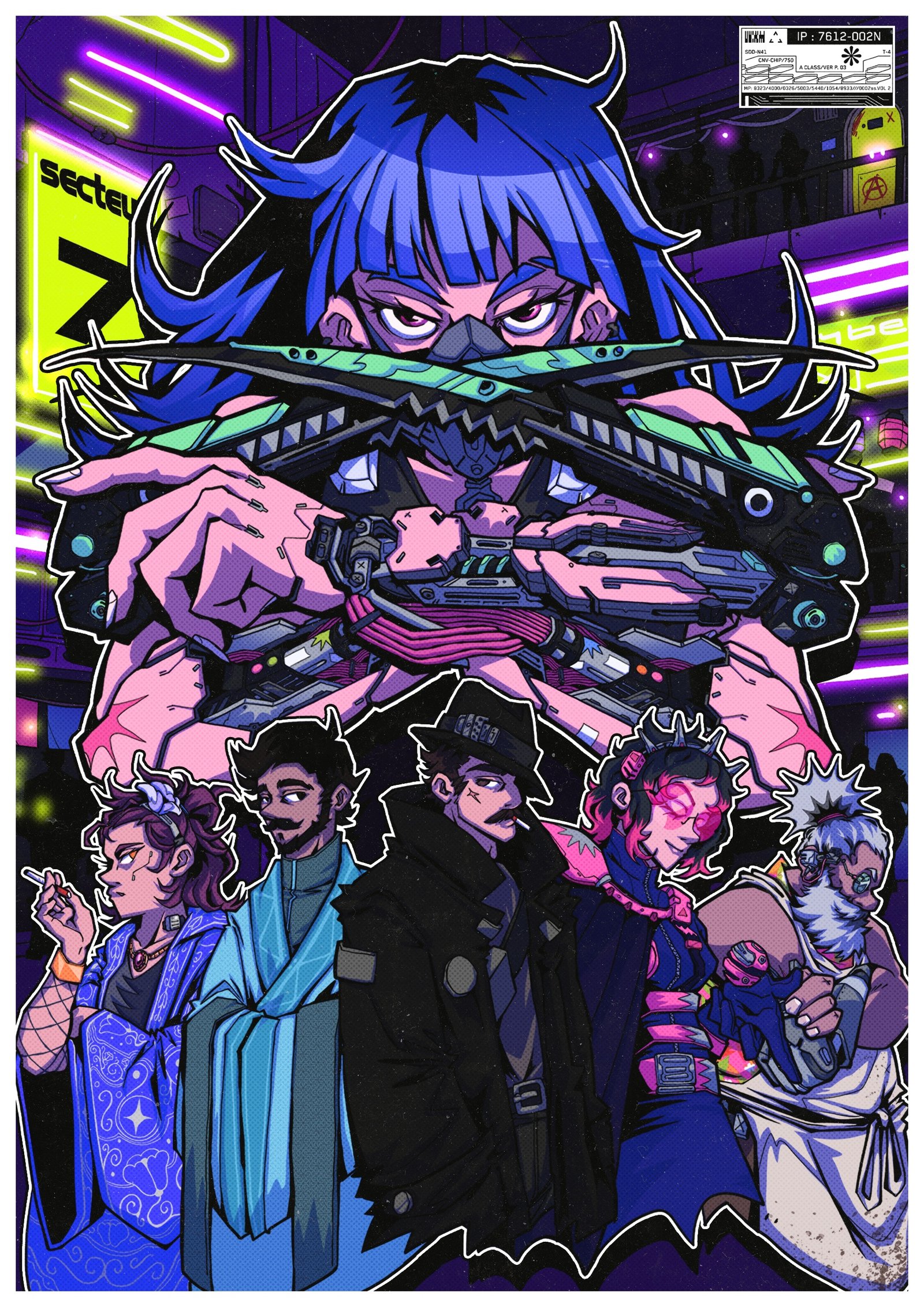 Illustration CYBERFREAKS 2077